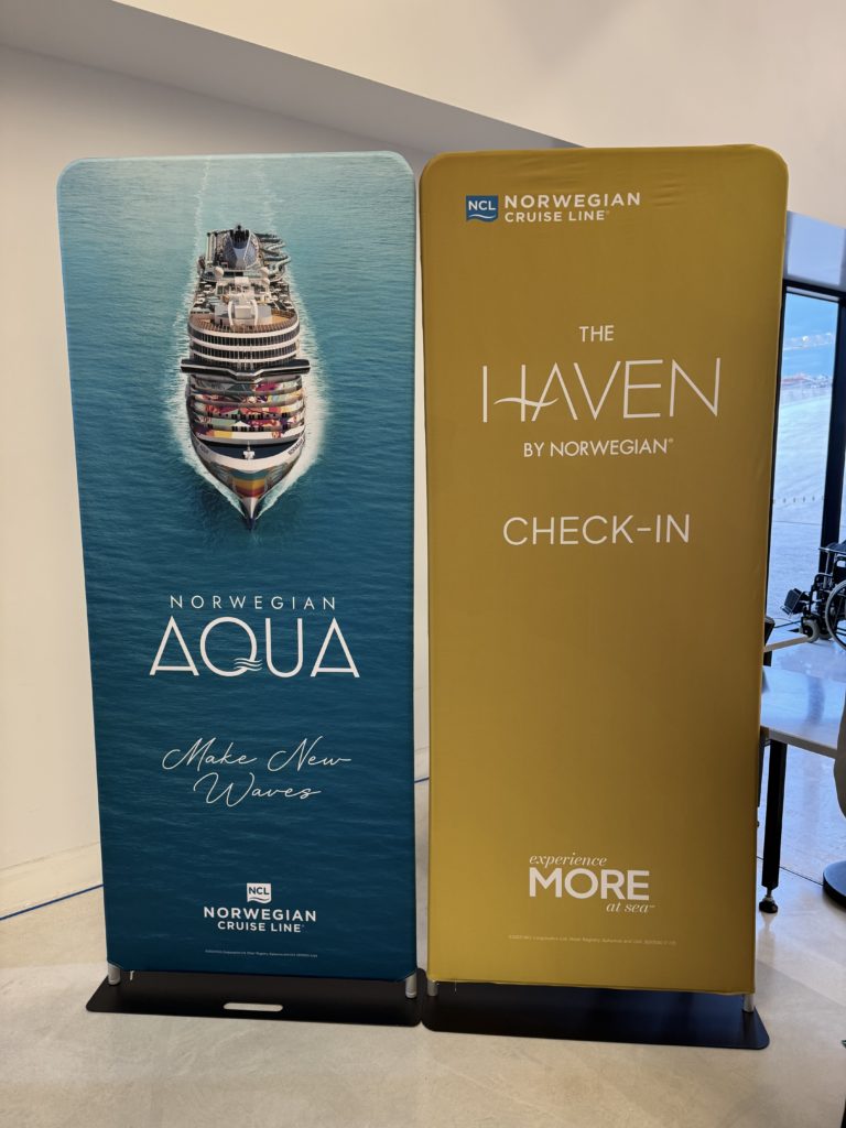 Guests in The Haven have priority boarding. Photo: Henrik Olsen