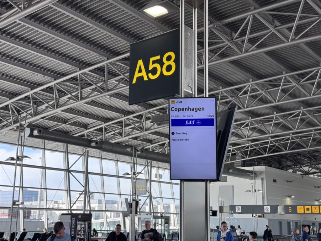 SAS Business Class Cabin