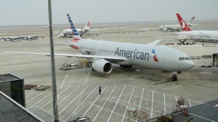 American Airlines Boeing 777-200 China