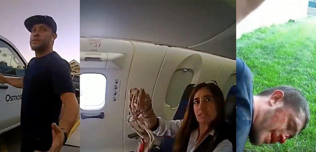 a woman sitting in an airplane