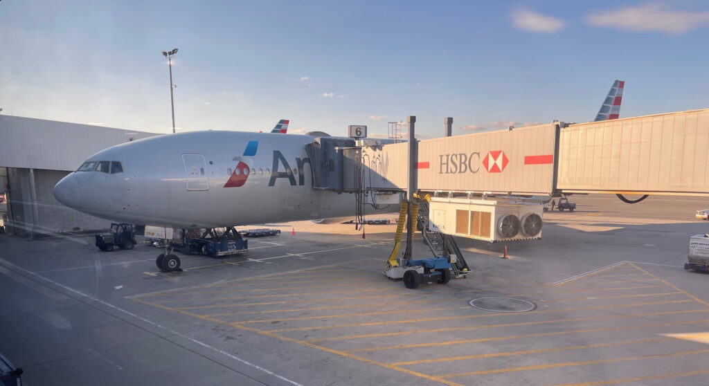 American Airlines Drops Big Hint About Resuming Israel Flights an airplane at an airport