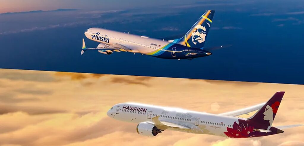 Stealth Devaluation: Alaska Airlines Updates North American Award Chart a couple of airplanes in the sky