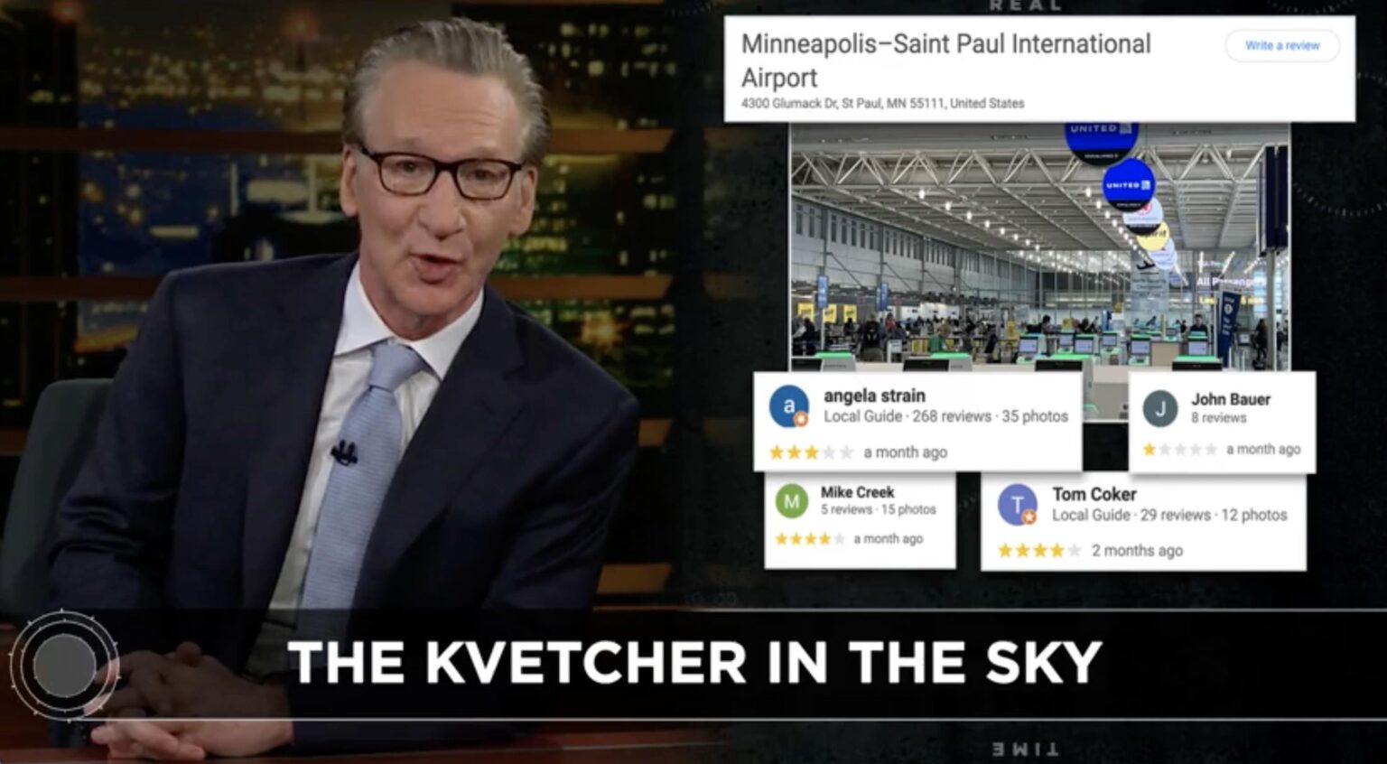 Sorry Bill Maher, You’re Wrong About Airports… a man in a suit and tie