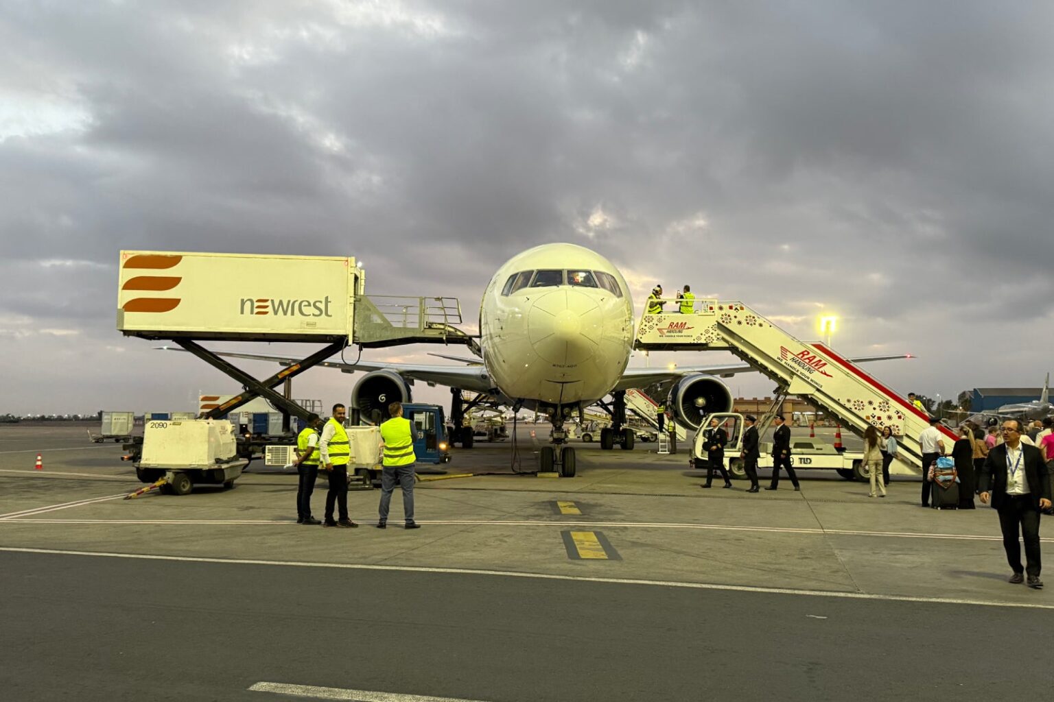 Delta Air Lines launches new service to Marrakech, Morocco: What it was like on the inaugural Clint at gate for Delta inaugural. CLINT HENDERSON_THE POINTS GUY