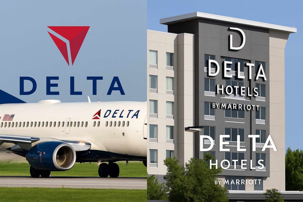 Delta Air Lines Has A Strong Case Against Marriott a plane and a hotel