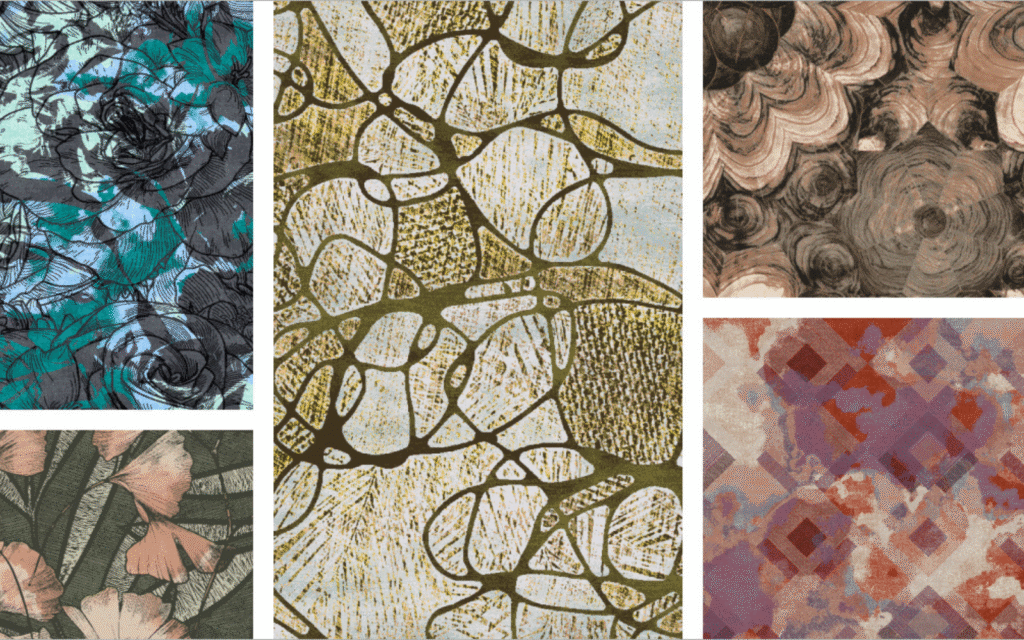 First look: the Capture Collection from Modieus Collage of the latest Modieus launch of flooring, which centres around nature