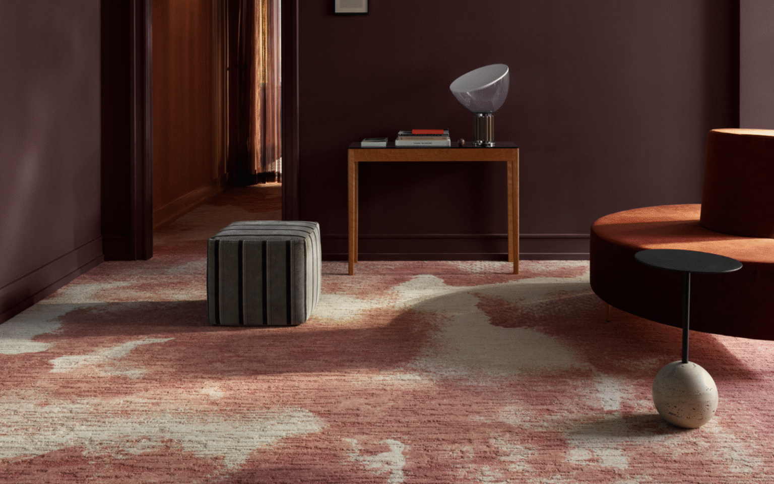 Abstract by Ege Carpets: artistic, sustainable flooring for hospitality Abstract carpet collection floor from Ege Carpets