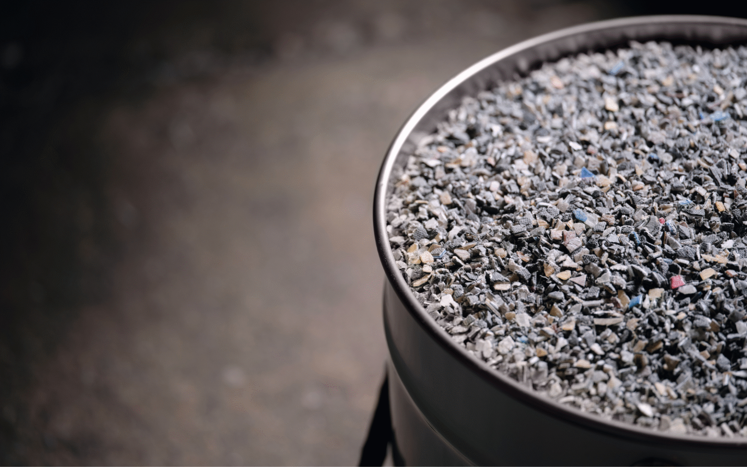Amtico advances Net-Zero roadmap with nationwide scheme Close up of LVT flooring chopped ready for recycling