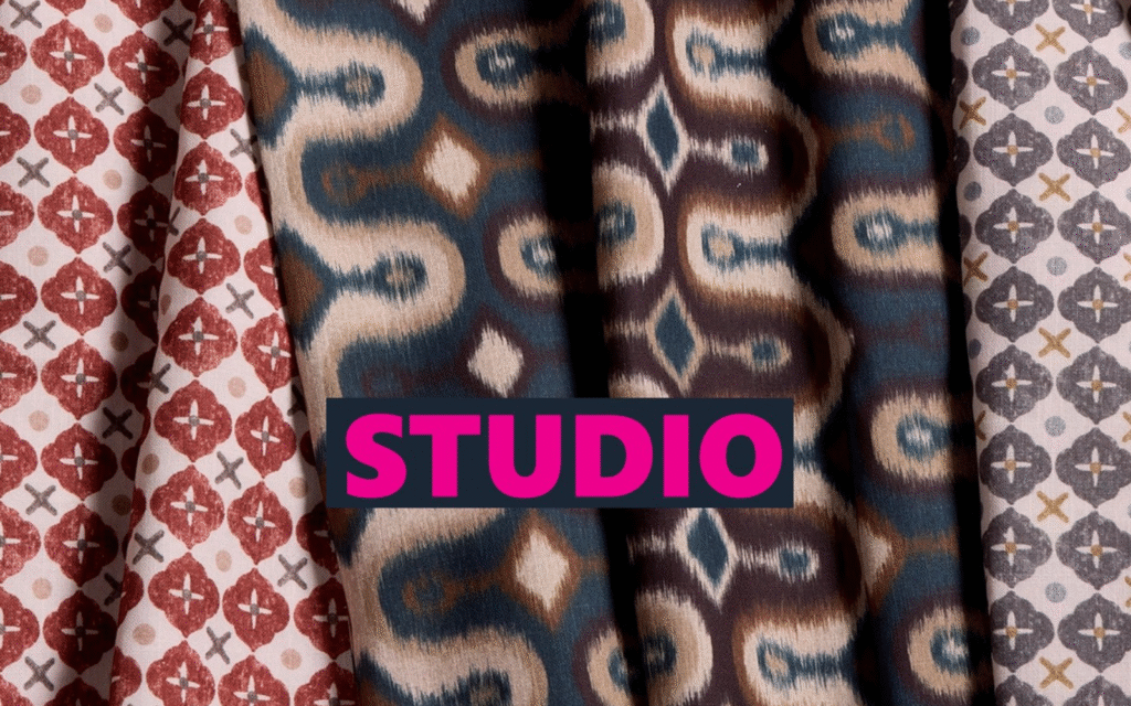 Explore Skopos Studio – new print fabrics in the design library Fabric swatches from the new Skopos Studio design library