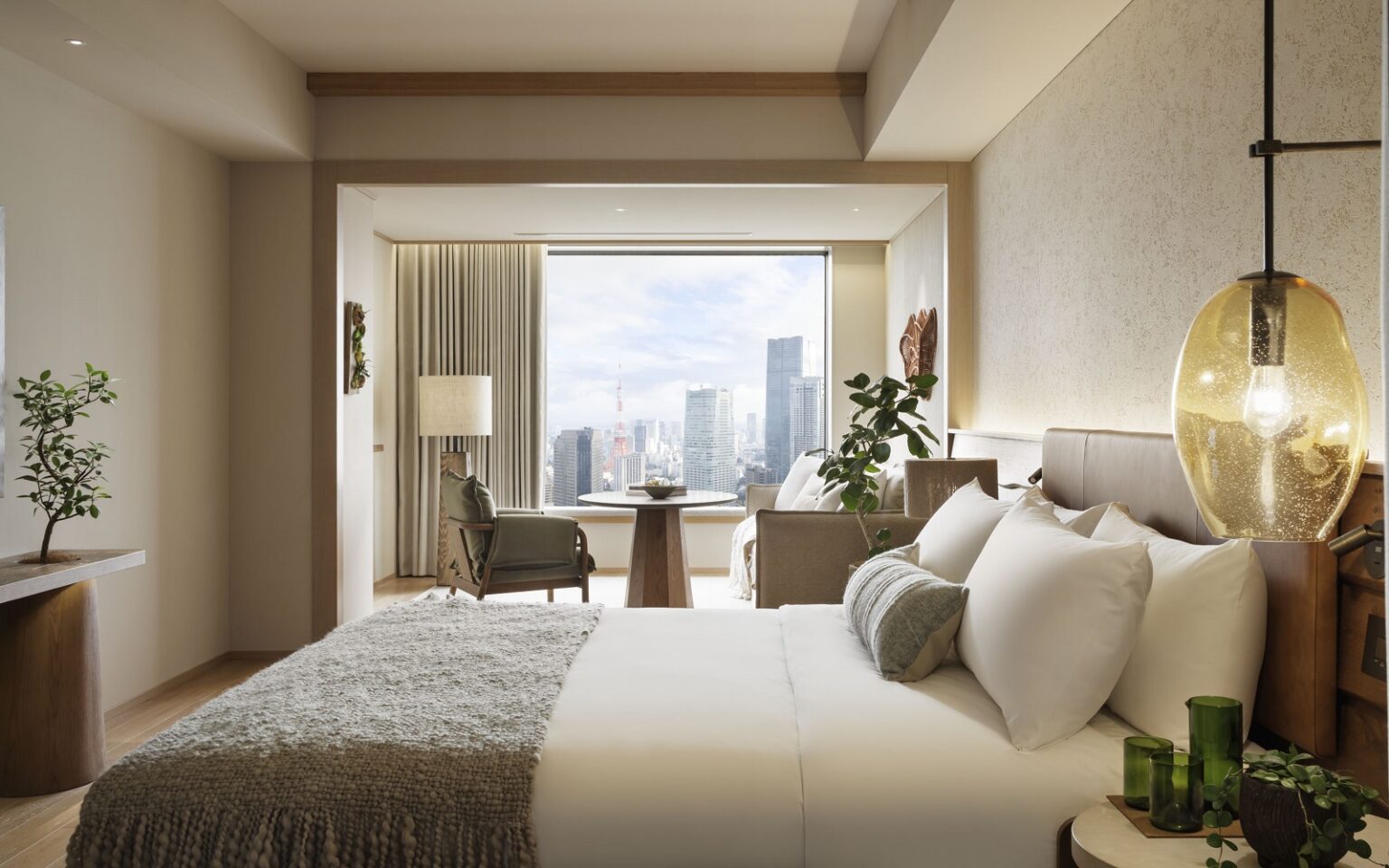 guestroom with view over Tokyo 1 Hotel tokyo