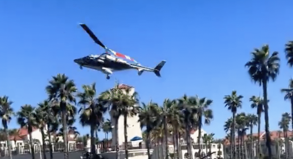 Helicopter Crash Injures Five on Huntington Beach Oceanfront huntington beach helicopter crash - credit @LangmanVince on X