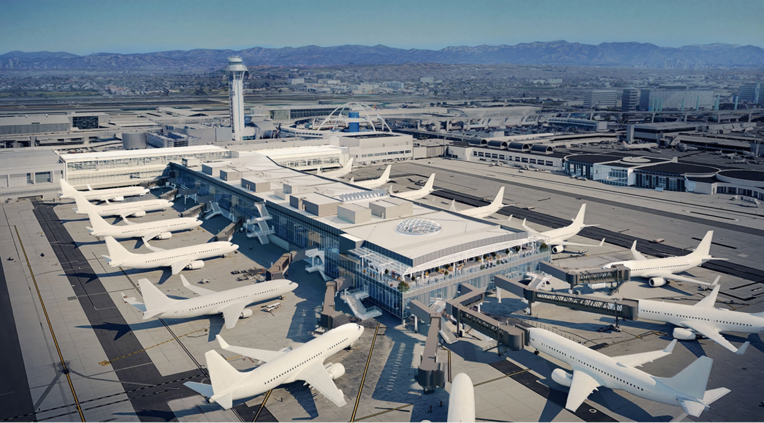 American, JetBlue and Spirit are moving at LAX to make way for a new terminal Edward Russell