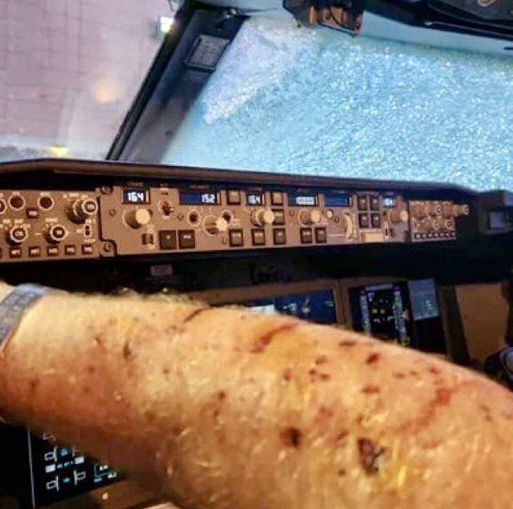Did An Interstellar Object Shatter A United Airlines 737 MAX 8 Windshield At 36,000 Feet? Interstellar Object United Airlines 737 MAX