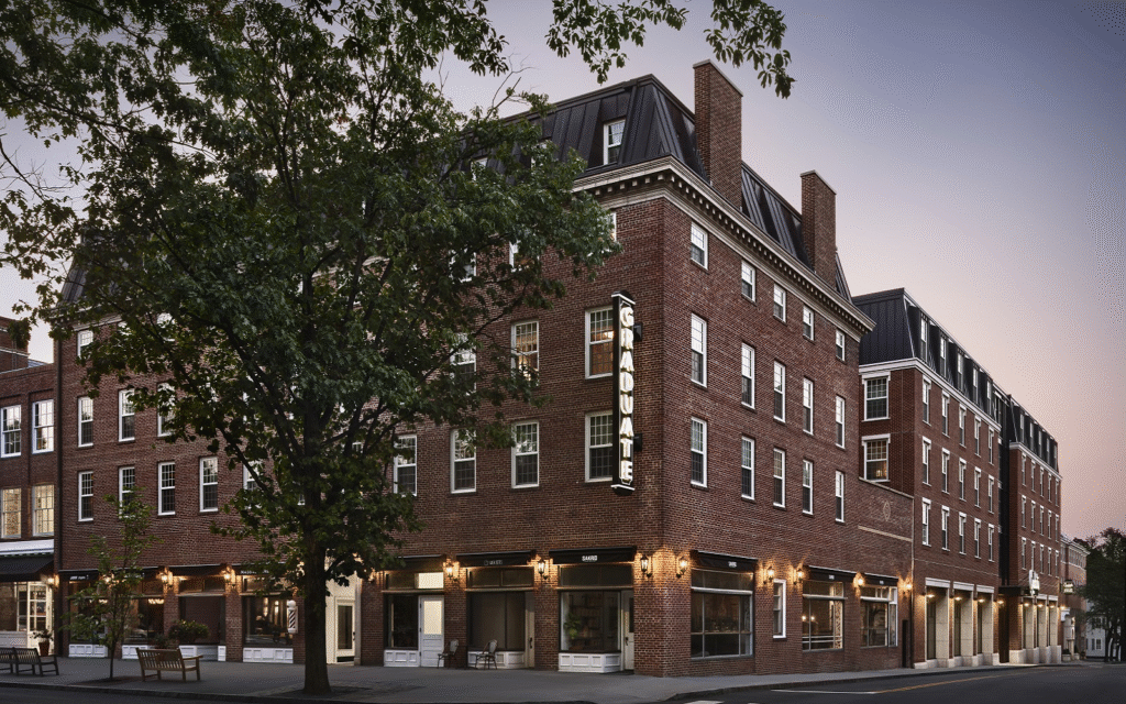 Graduate by Hilton Princeton – an historic landmark reimagined facade of Graduate by Hilton Princeton - an historic landmark reimagined by hospitality design firm Stonehill Taylor
