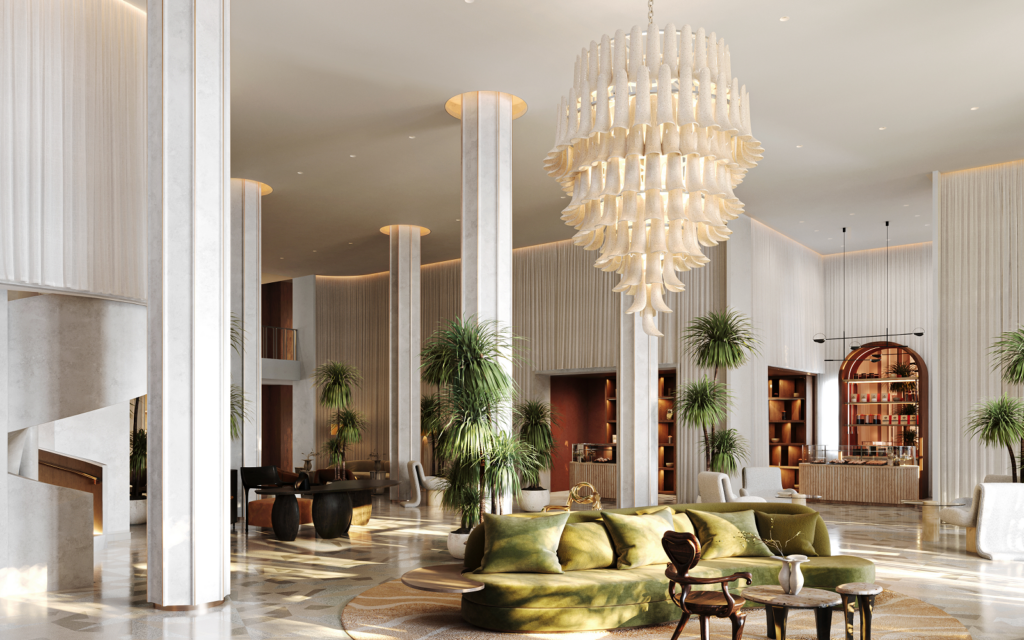 Delano reasserts its position on the luxury lifestyle landscape render of redesign for Delano Miami Beach