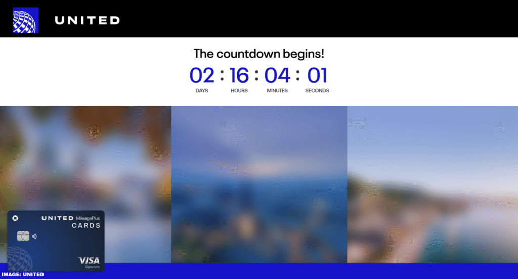 United Airlines MileagePlus Cyber Monday/Week Award Sale December 1, 2025