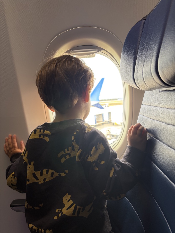 Family Christmas trip to New York Frankie window