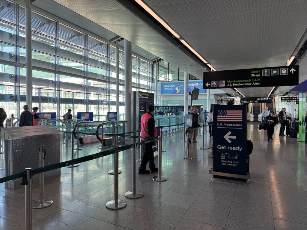 people in an airport