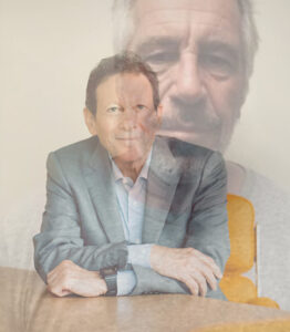 a man sitting at a table