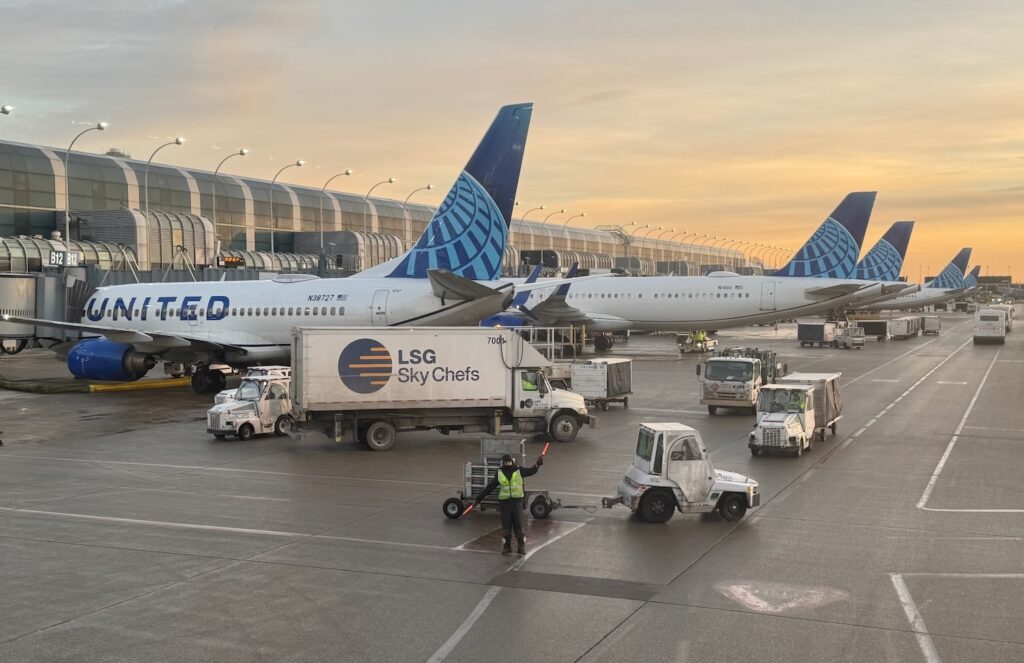United Airlines Is Doubling Down On Chicago Even As The Economics Worsen a group of airplanes at an airport