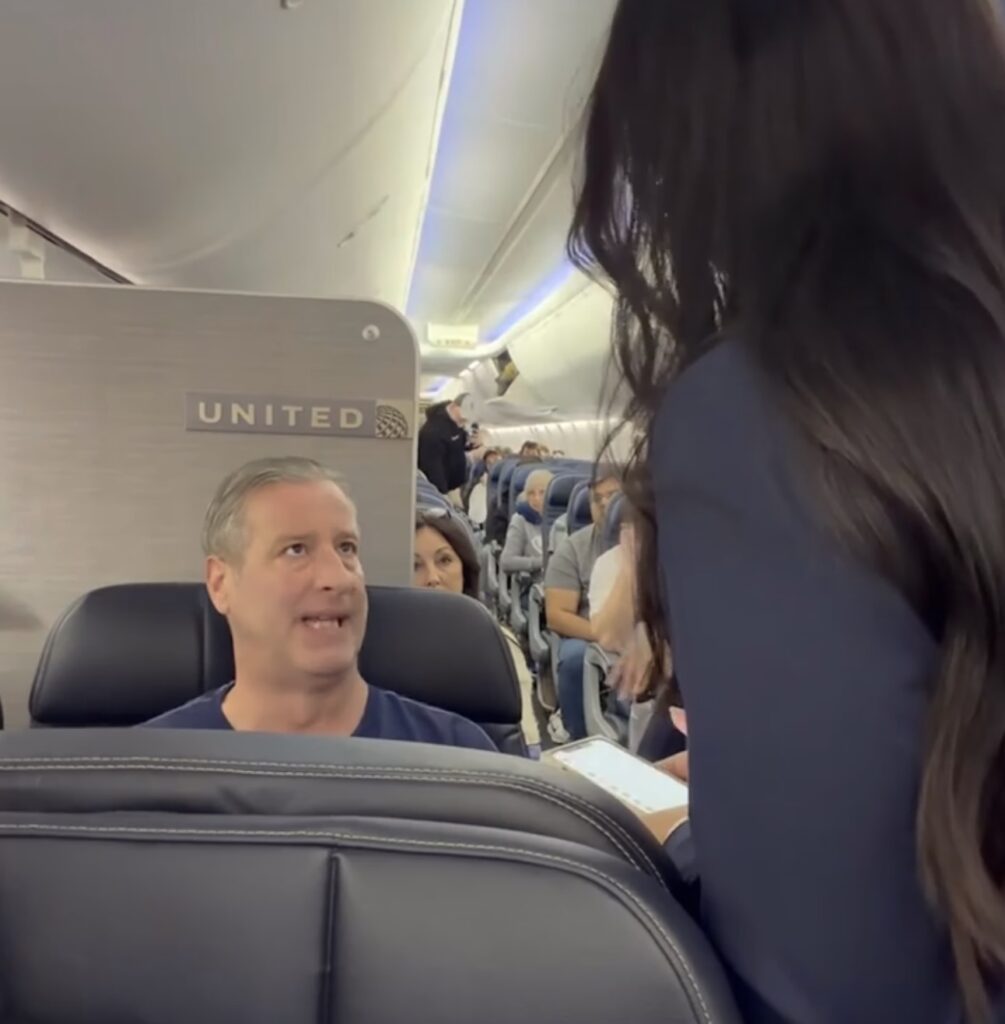 United passenger told to deplane
