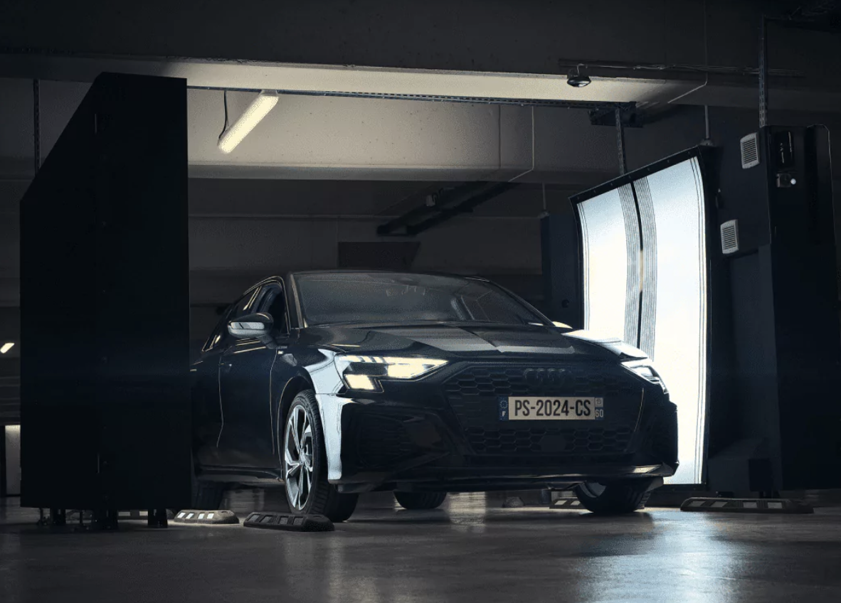 hertz ai rental car damage scan via Proovstation