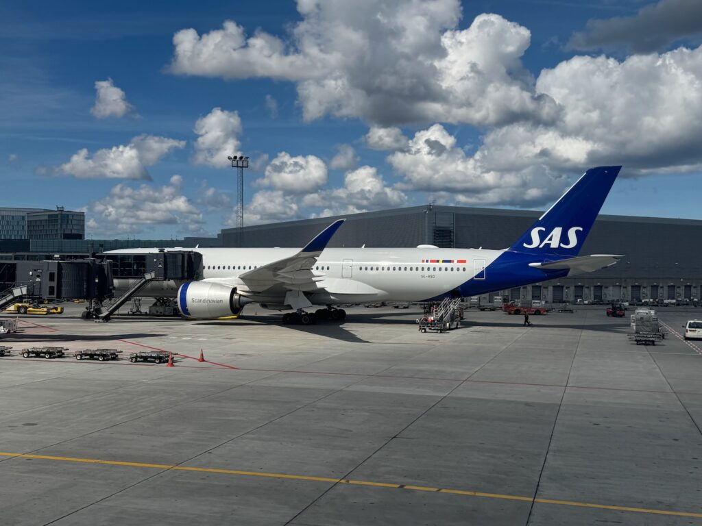 a plane on the tarmac