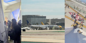 a group of airplanes on a runway