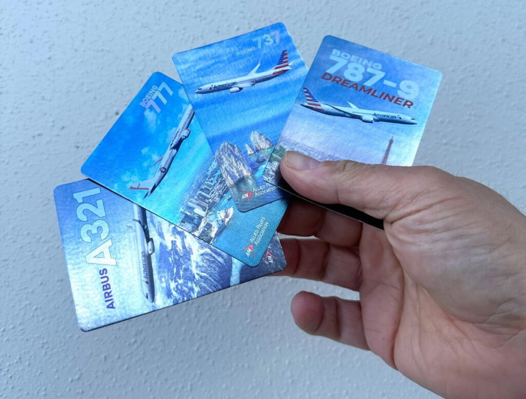 American Pilot Union Rolls Out Airplane Trading Cards: “My Union Dues At Work” American Pilot Union Rolls Out Airplane Trading Cards: “My Union Dues At Work”