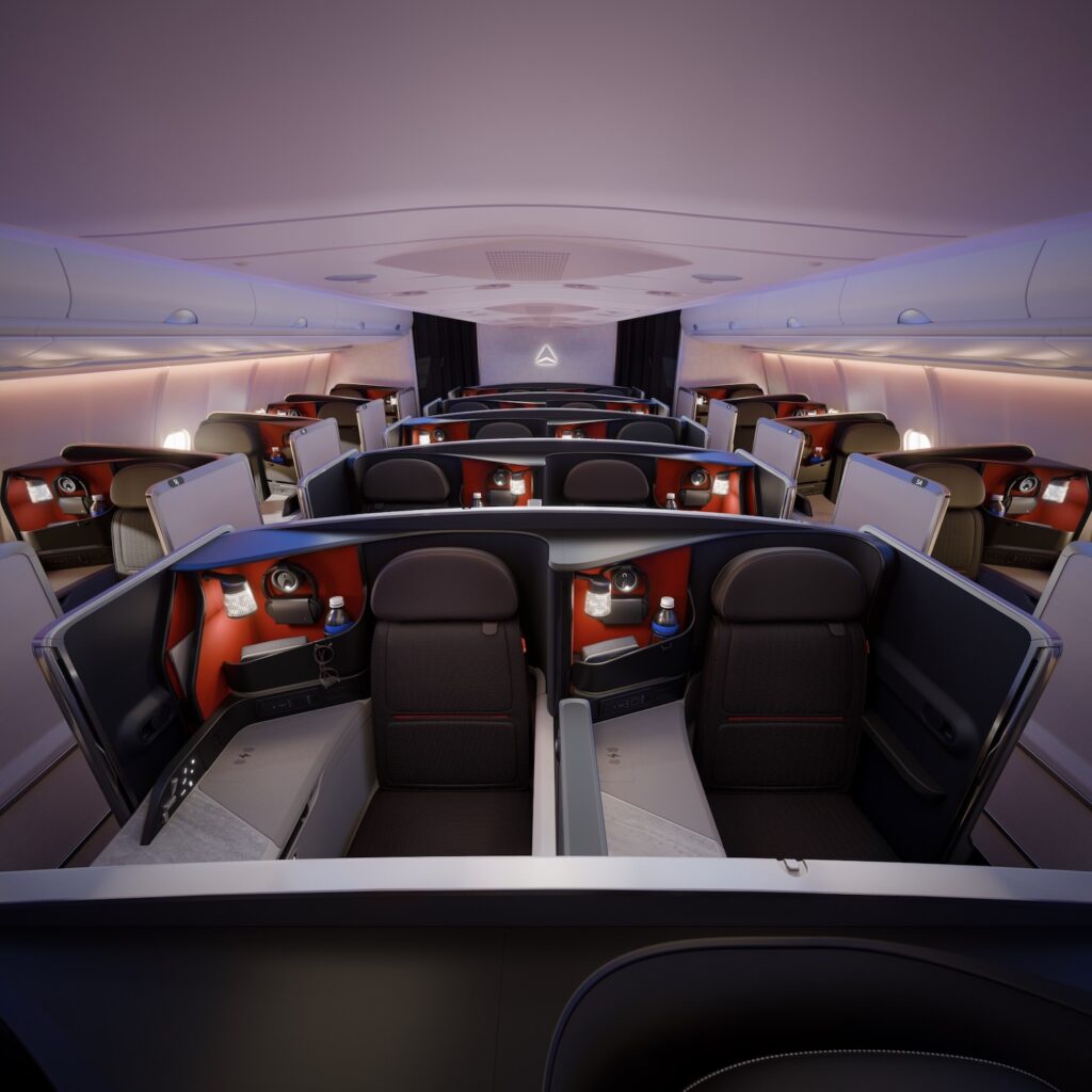 Delta A330 business class retrofit