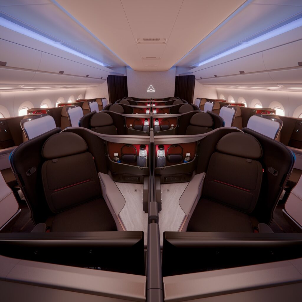 Delta A350-1000 business class suites