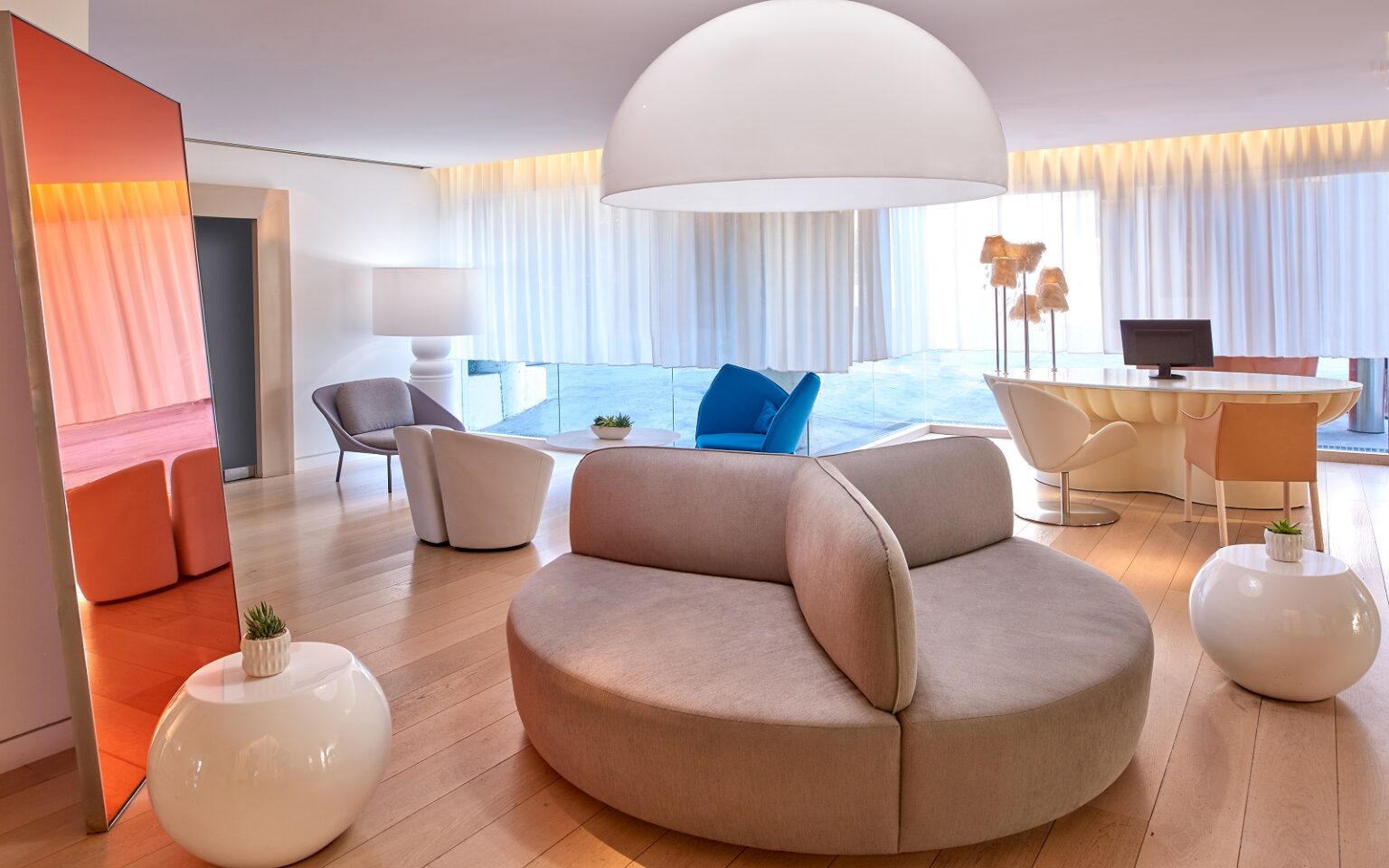 A Sunset Strip Icon Reemerges as The Valorian Los Angeles Curio Collection by Hilton - hotel lobby