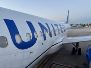 United Airlines one-hour first class review