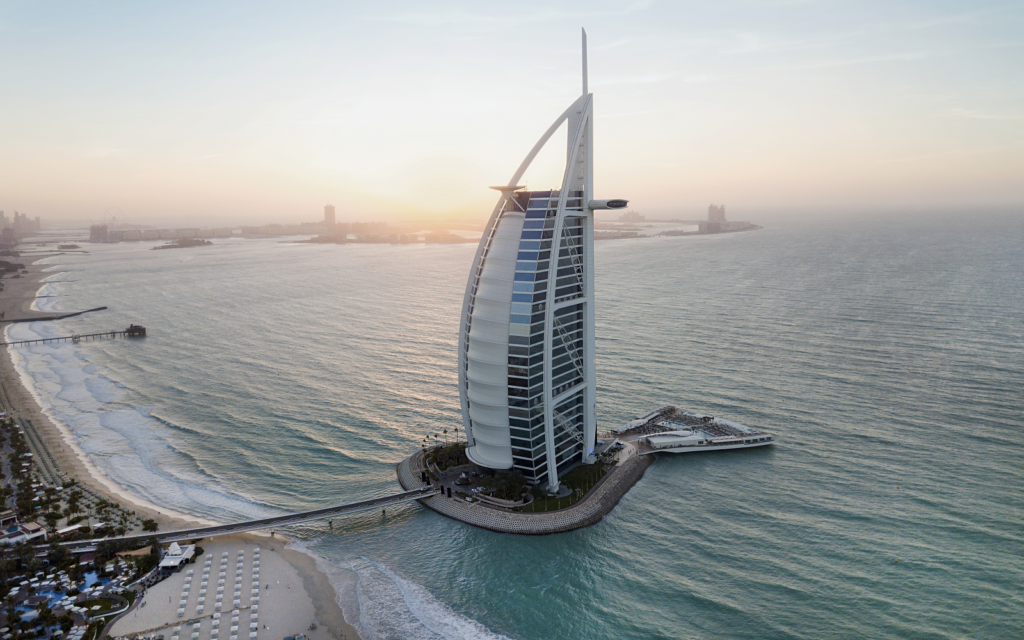 Preserving the legacy – Jumeirah Burj Al Arab announces a phased restoration Burj Al Arab Jumeirah - Aerial at Sunset