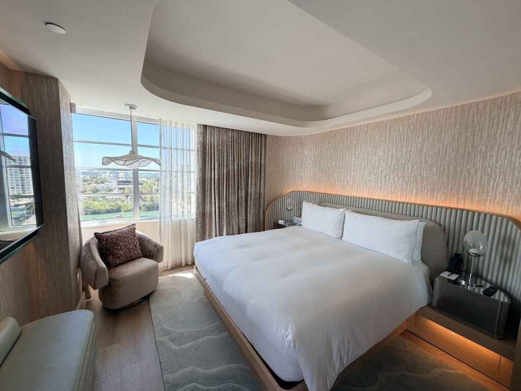 andaz miami beach review two bedroom suite second bedroom king bed city view