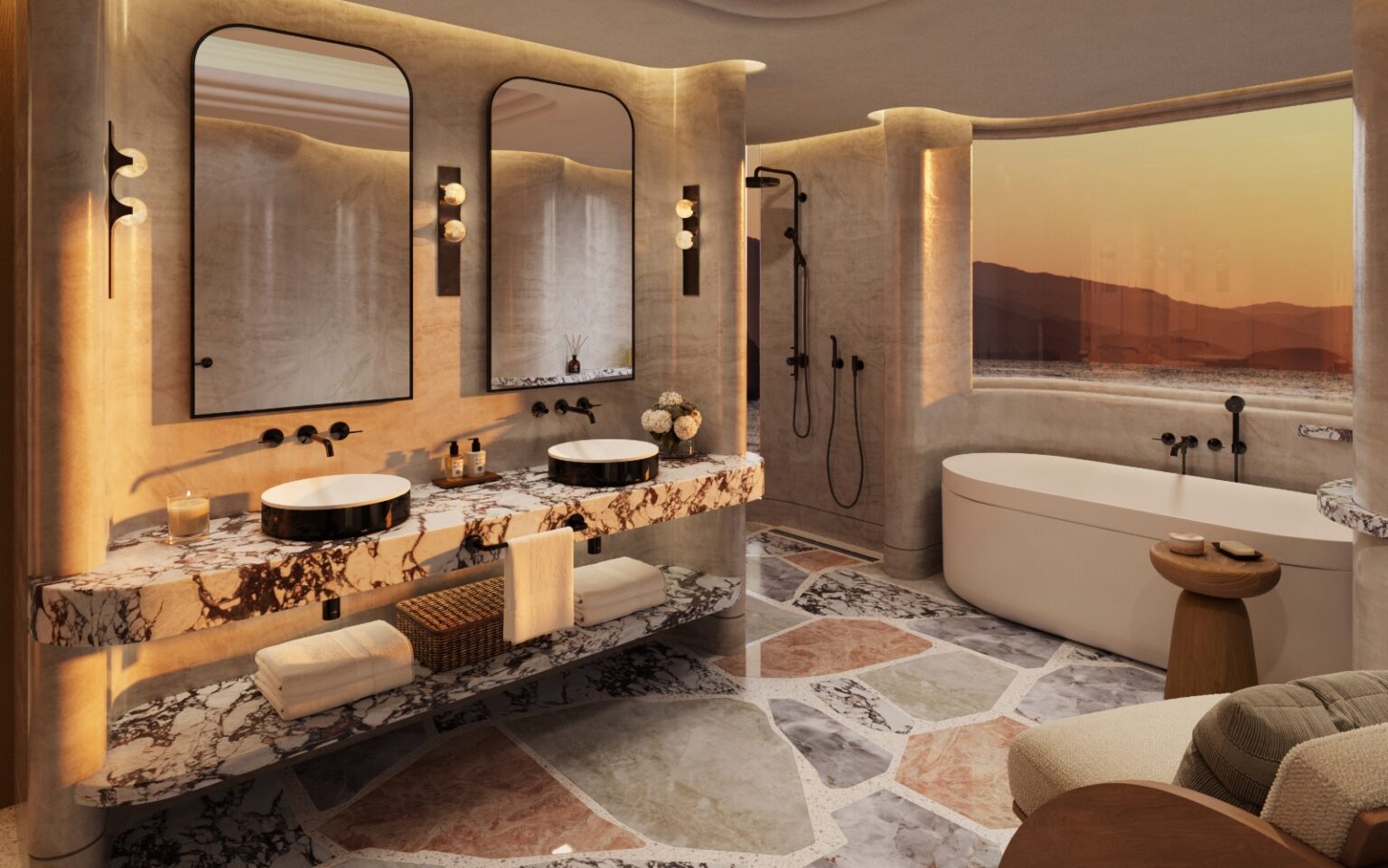 AXOR brings hydrotherapy into the luxury hotel bathroom AXOR One Affusion Pipe