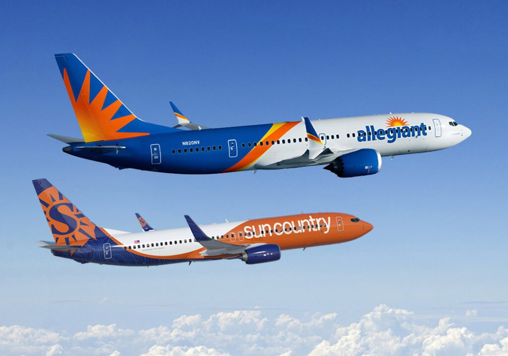 Allegiant & Sun Country Merge, As Two Leisure Airlines Seek Synergies