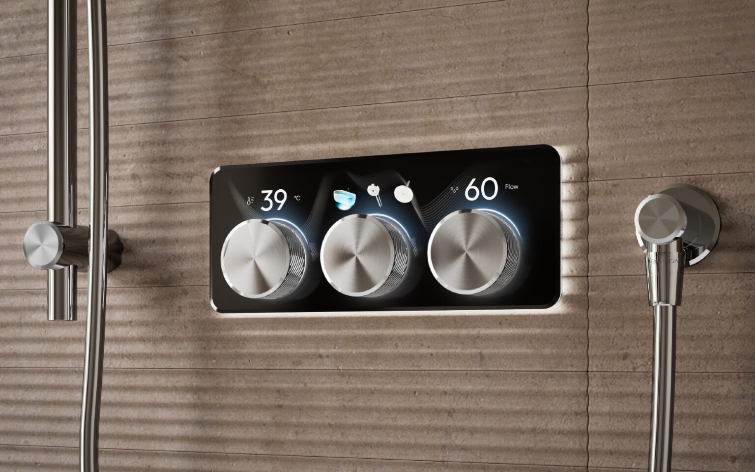 Aqualisa S Range – the smart shower built to set new standards in the home and hospitality Aqualiser S3 in Chrome