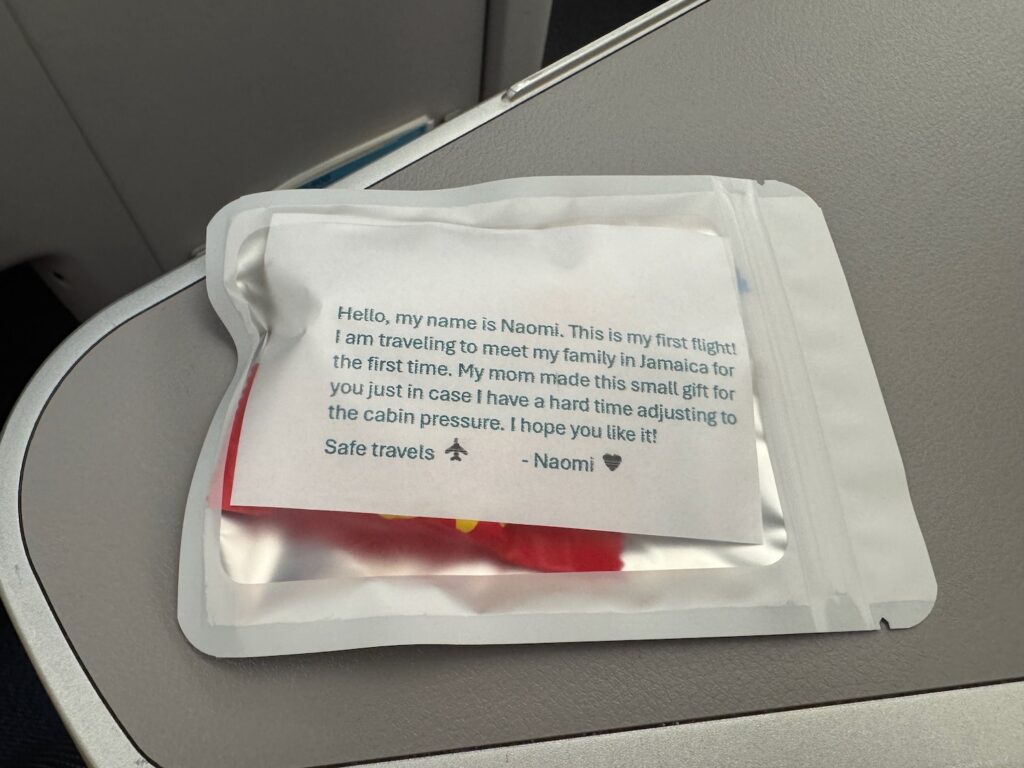 Baby Naomi Took Her First Flight In Delta One And Never Made A Peep