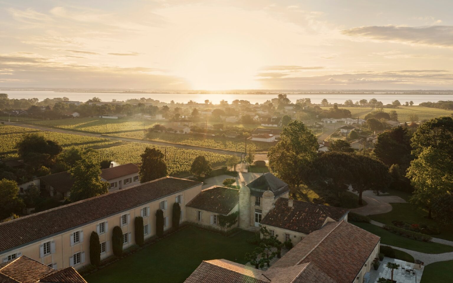 COMO Cordeillan-Bages opens in the heart of Bordeaux wine country COMO Cordeillan-Bages - Aerial View
