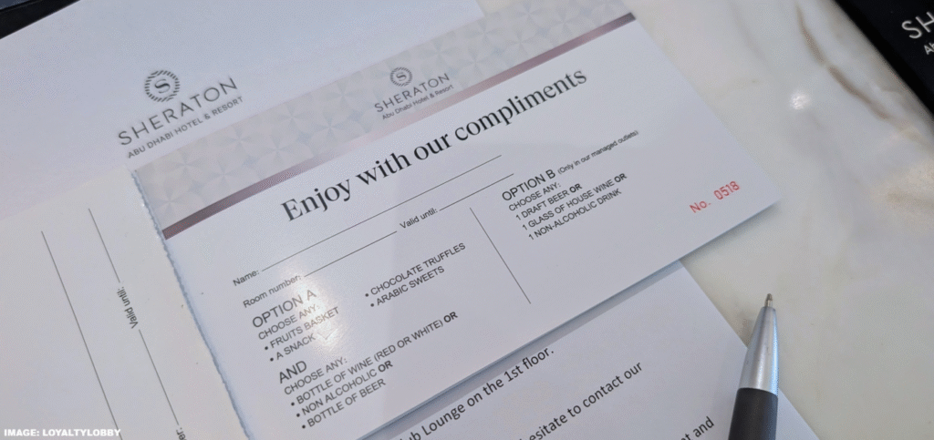 Reader’s Message: Sheraton La Jolla Does Not Comply With The Platinum & Higher Welcome Gift Amenity Choices