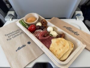 Alaska Airlines Antipasto Platter Beats Most Airport Food