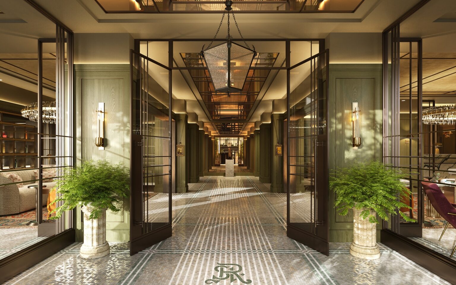 The St. Regis London – reimagining a landmark address RENDER - St Regis London Lobby