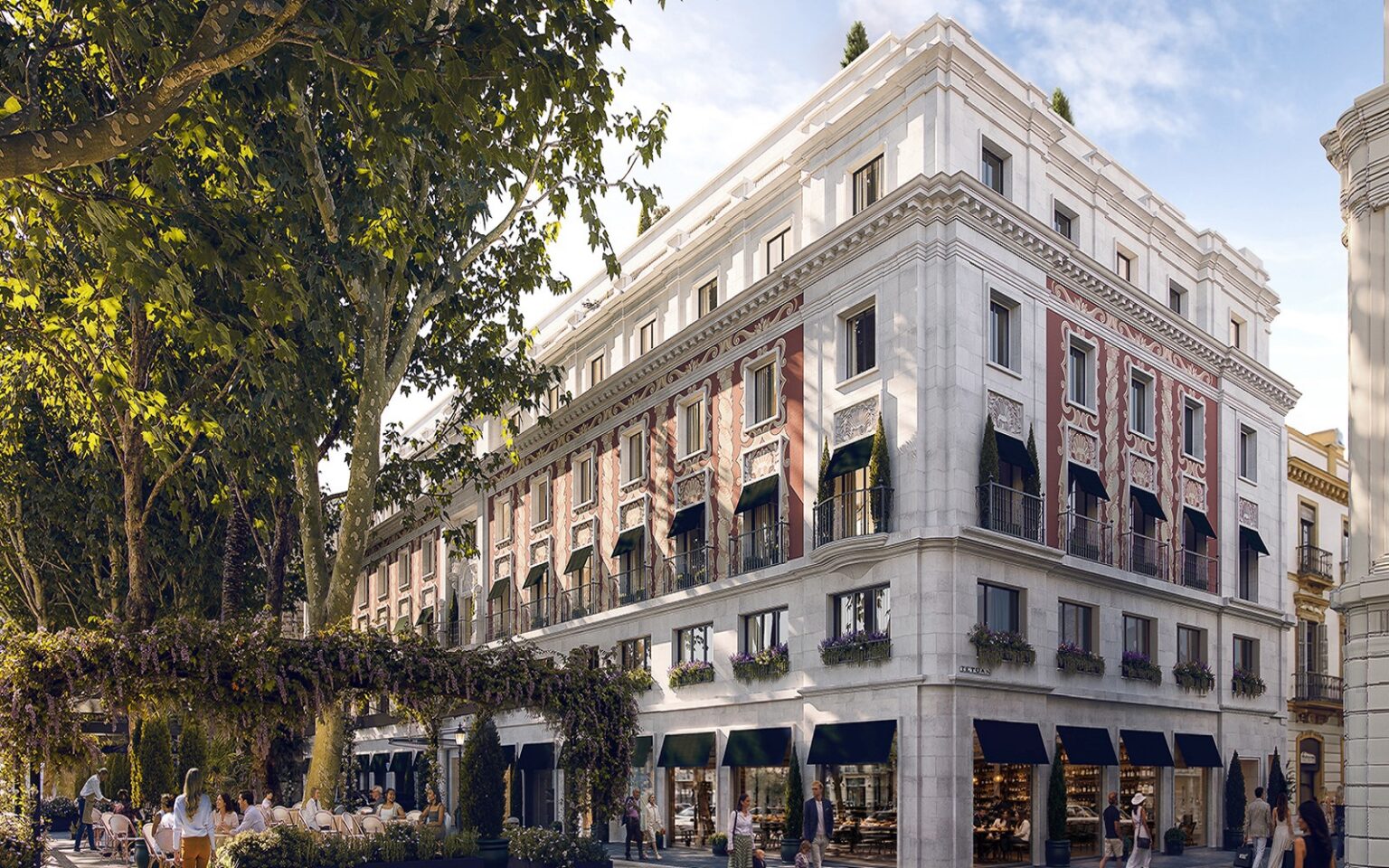Four Seasons announces plans for Sevilla render - facade Four Seasons Sevilla