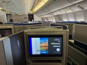 Review: United Airlines 777-200ER Domestic Polaris Business Class San Francisco – Newark