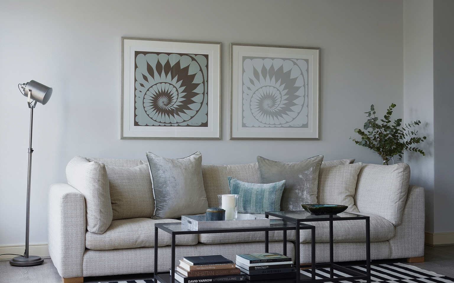 Drawn from the iconic Richard Allan archive of silk scarf designs circa 1960 and 1970, a new collection of artwork prints