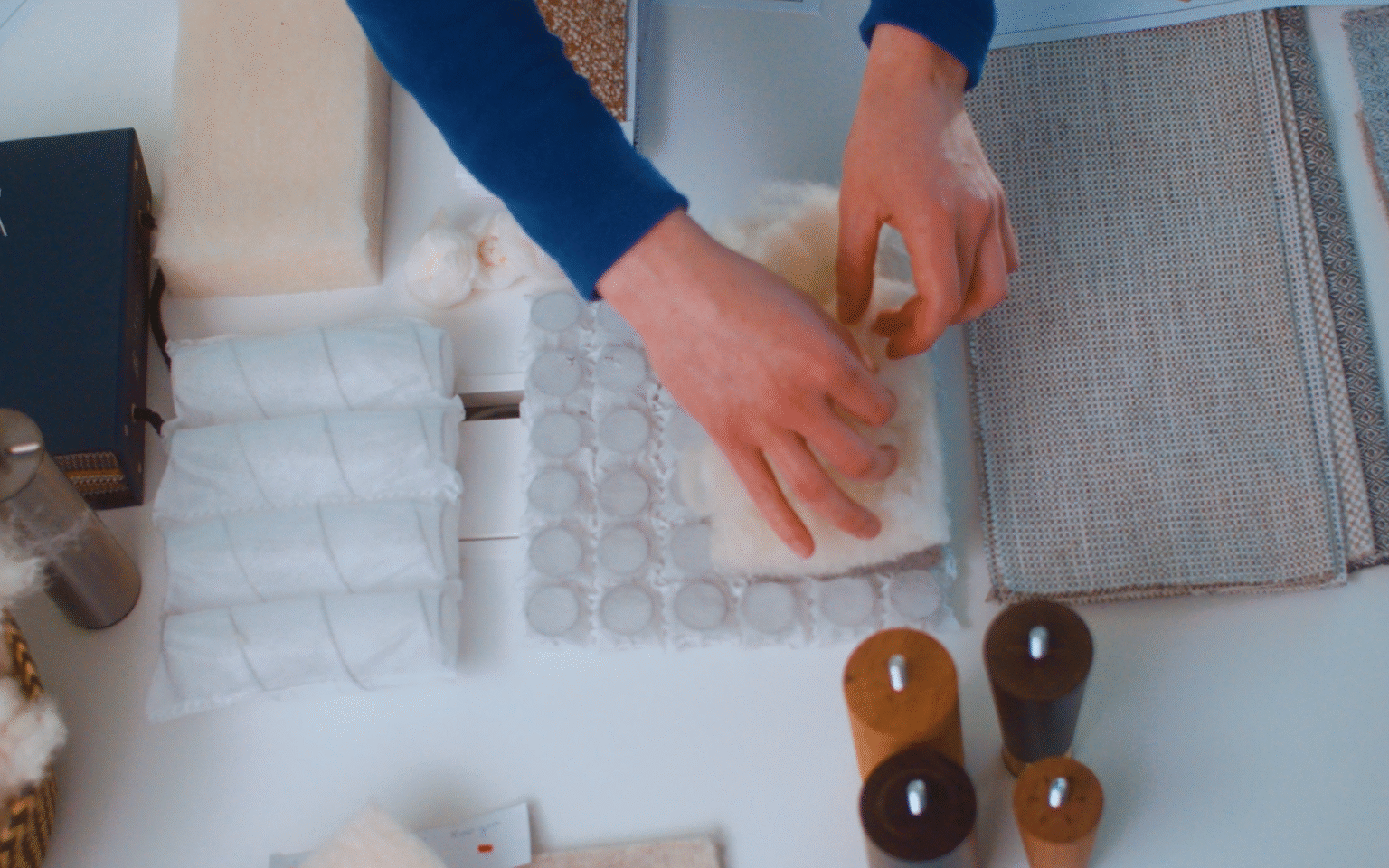 Inside the Hypnos factory: where British bedmaking meets global ambition Mattress materials being assembled by hand in the Hypnos factory