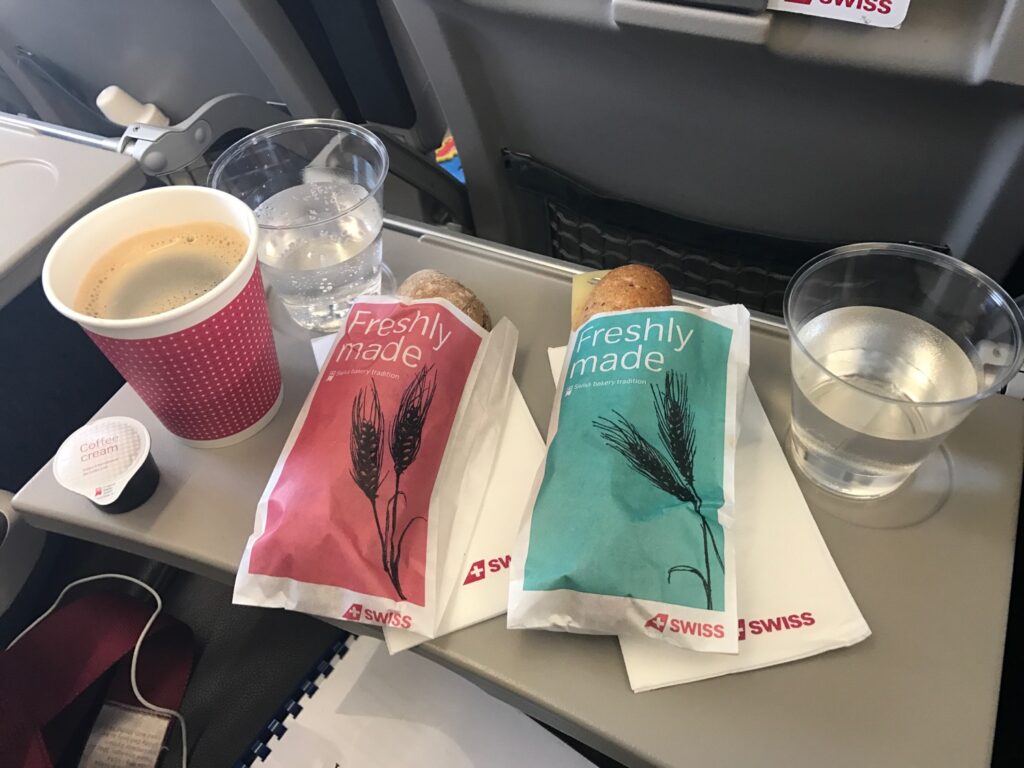 A Fresh Sandwich On SWISS (And Chocolate!) SWISS Economy Shorthaul Meal - 1