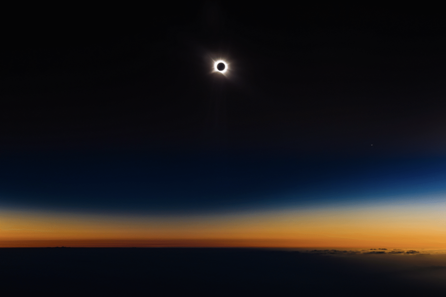 I paid $3 for the best eclipse view on Earth — and it was from a plane