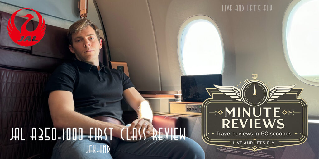 Minute Review: JAL A350-1000 First Class